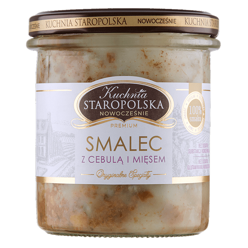 Smalec z cebulą i mięsem - Staropolska